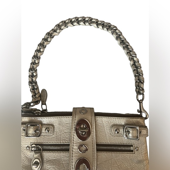 RARE Vintage Coach Legacy Metallic Leather Bridgit Clutch Purse Limited Edition - Picture 12 of 16